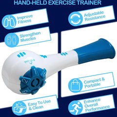 Adjustable Breathing Trainer – Handheld Lung Capacity Exerciser