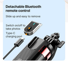 Ulanzi MA09 1.74m Selfie Stick Tripod for iPhone 17 15 Android Phone w Remote Control Panoramic Ball Head Holder U200 VL49 Kit