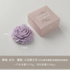 3D Peony Aromatic Candle Creative Flower Shape Aromatherapy Wedding Decor Gifts Box Valentine's Day Scented Souvenir Ornament