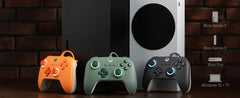 8BitDo Ultimate C Wired Controller USB Gamepad with Hall Effect Joysticks for PC Windows and Xbox Series X、Series S, Xbox One,.