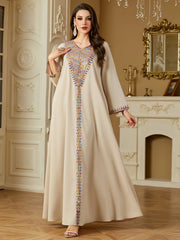 Eid Dress for Women Abaya Embroidery Party Long Dresses Muslim Caftan Robe Jalabiya Ramadan  Dubai Kaftan 2025 Vestidos Largos