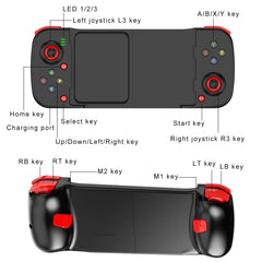 D3 Wireless Stretchable Game Controller Bluetooth 5.0 Mobile Phone Gamepad Controller For Samsung Huawei Xiaomi Android IOS