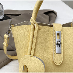 Fashion Leather Tote Bag – Versatile Casual Commuter Bag