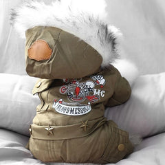 Winter Pet Dog Jumpsuit Warm Dog Clothes for Small Dogs Chihuahua Jacket Costumes Shih Tzu Coat Outfits