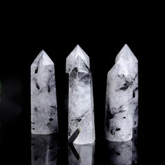Natural Stone and Crystals Point Wand Witchcraft Rose Quartz Amethyst Home Decor Mineral Reiki Healing Stones Crafts Room Decor