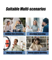 XinMic Wireless Lavalier Lapel Microphone Noise Cancel Live Game Android Mini Mic Type-C Phone Outdoor recording Interview PC