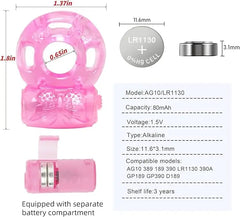 Vibrating Cock Ring Vibrator Silicone Penis Ring with Clit Stimulator Intimate Sex Toys Men Long Lasting Stronger Vibrators Ring