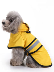 Keep Your Pet Dry And Comfortable - Adjustable Waterproof & Windproof Dog Raincoat!