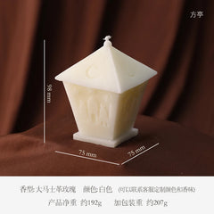 Ramadan Candles for Home Decoration Eid Mubarak Islamic Candle White Star Ramadan Decorative Candles