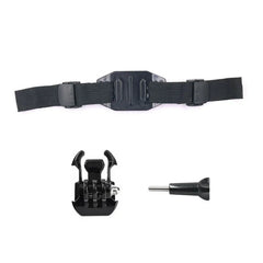 Vamson for GoPro 13 12 11 10 9 Adjustable Bike Helmet Strap Head Belt Mount Holder Adapter for Insta360 X5 X4 DJI Action 6 5 Pro