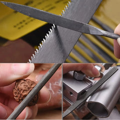 Premium Needle File Set – High-Carbon Steel with Ergonomic Handles