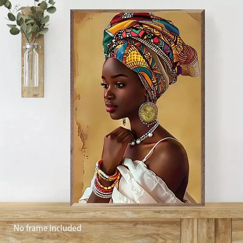 Modern Minimalist African Canvas Wall Art Home Decor
