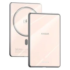 KUULAA Magnetic Power Bank 5000mAh Slim Wireless External Battery 20W Fast Charging for MagSafe Powerbank for iPhone 16 15 14 13