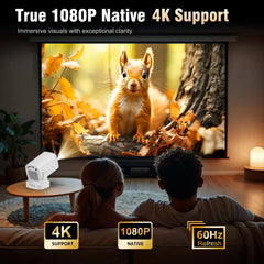 Magcubic HY310 1080P 330ANSI Android11 Mini Projector Auto Focus 4K Native 5W Speaker Air Mouse Voice Assistant Upgrated HY300