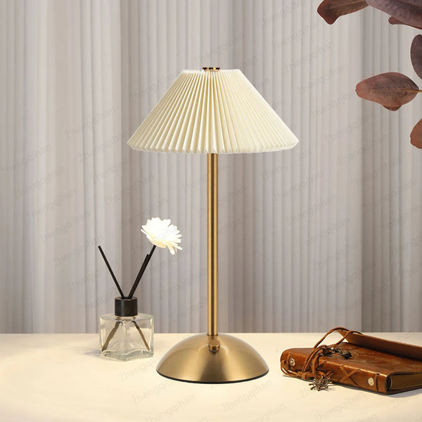 LED Table Lamp Touch Sensor Rechargeable Desktop Night Light Wireless Reading Lamp For Restaurant Hotel Bar Bedroom Decor Light