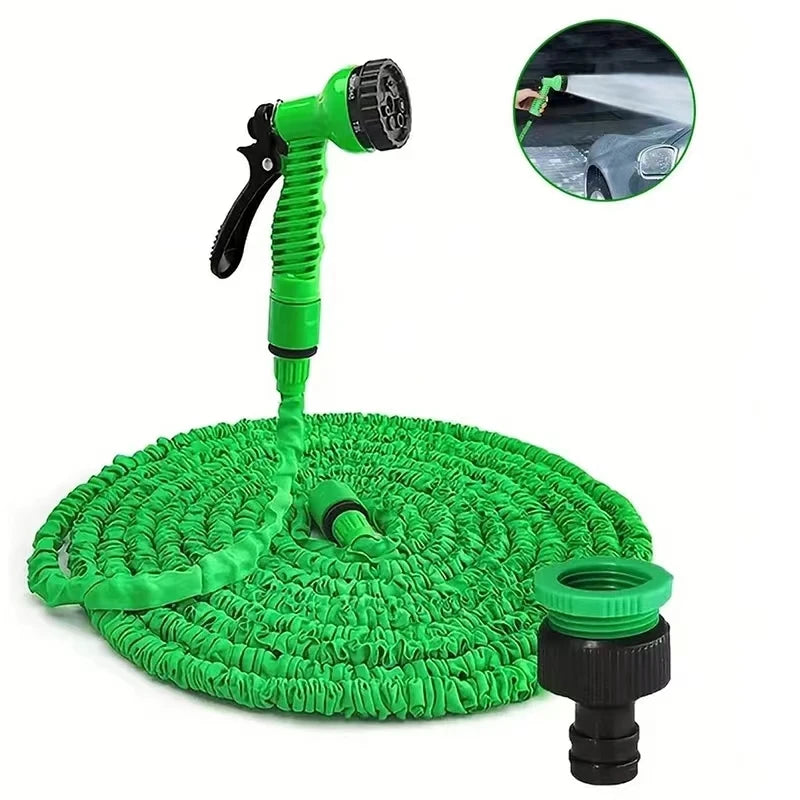Expandable Magic Garden Hose 25–200FT – 7 Spray Functions