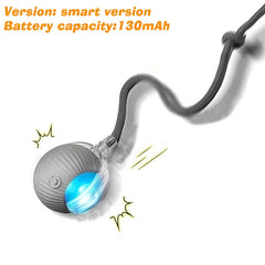 New Cat Interactive Ball Toy,Automatic Rolling Cat Ball Rechargeable,Smart Kitten Interactive Toy,Intelligent Balls Toy for Cat Pet Shop