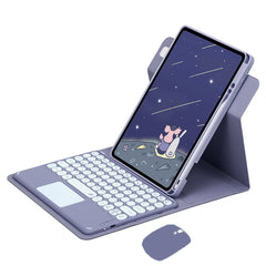 360 Rotation Keyboard Case for IPad 11 2025 A16 11 Inch Tablets Cover for IPad 11th Generation A16 Case A3355 A3356 A3354 Funda