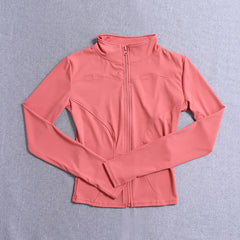 Women Sport Jacket Long Sleeve Shirt Workout Coat
