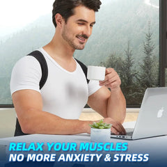 Adjustable Back Brace Posture Corrector – Shoulder Support