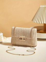 Woven Straw Handwoven Women's Shoulder Bag
