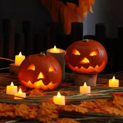 24Pcs LED Candles Flameless Candle Battery Operated, 200+Hours Fake Electric LED Candles Tea Lights