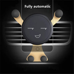 Gravity Car Phone Holder Air Vent Clip Mount Smartphone Stand GPS Support For iPhone Huawei Samsung Xiaomi Universal Car Holder