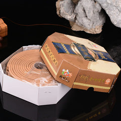 24 Hours India Qi Nan Sandalwood Natural Incense Coil Indoor Ritual Buddha Aromatherapy Home Decor Soothes and Purifies The Air