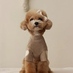 Love Winter Warm Pet Dog Clothes Base Shirt Cute Love Bear Teddy Yorkshire Hoodie Cat Pet Warm Clothes Designer Pet Shop Pet Clothing