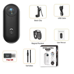 4K Outdoor Sports Camera 1080P Mini Camera In Helmet Motorcycle Bike Filming Waterproof  Bicycle Action Video Recording Body Cam