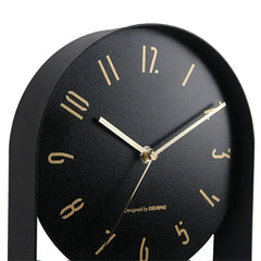 Bedroom Living Room Modern Decoration Single Pendulum Battery Driven Non Ticking Swinging Wall Clock