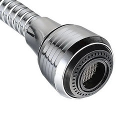 Kitchen Stainless Steel Faucet Sprinkler Water-saving Device Lengthening Rotating Splash Proof Sprinkler Spray Extender Bubbler Kitchen Tools, Kitchen Cleaning