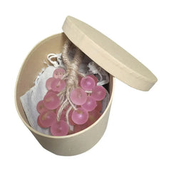 Handmade Grape Soap on a Rope, Grape Soap, Decorative Aromatic Soaps for Washing Hand Wash, Bath, Fresh Air Gift for Men & Women