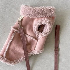 Dog Cute Vest Clothes Jacket Accessories Small Dog Luxury Autumn  Winter Medium Dress Soft Pet Clothing Designer Coat Home