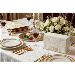 Judaica Passover Clear Lucite Napkin Holder Waterproof Desktop Tissue Stand Acrylic Guest Towel Holder Jewish Pesach Gift