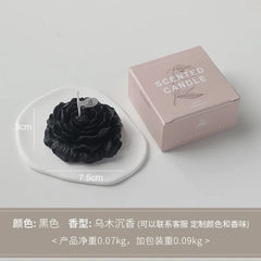 3D Peony Aromatic Candle Creative Flower Shape Aromatherapy Wedding Decor Gifts Box Valentine's Day Scented Souvenir Ornament