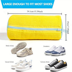 Durable Shoe Washing Bag – Zippered Laundry Protector