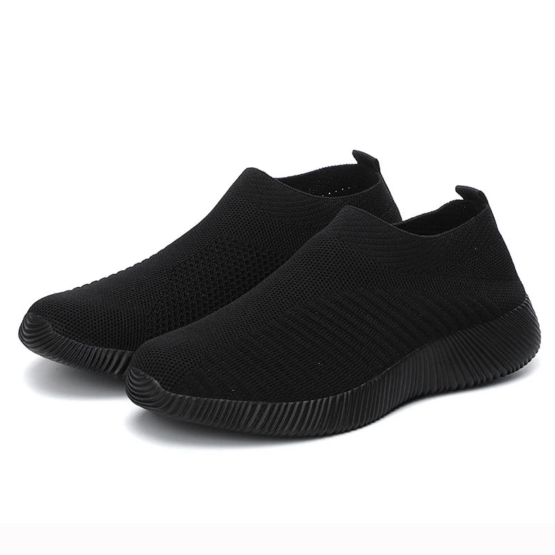 Women Sneakers Slip On Sock Shoes Women Flat Shoes Casual Sneaker Women's Sports Shoes Breather Vulcanize Shoes For Women Zapatillas