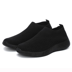 Women Sneakers Slip On Sock Shoes Women Flat Shoes Casual Sneaker Women's Sports Shoes Breather Vulcanize Shoes For Women Zapatillas