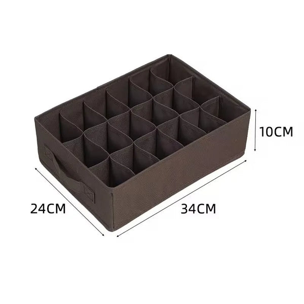 Socks & Underwear Organizer Box – Washable Drawer Storage