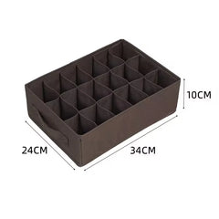 Socks & Underwear Organizer Box – Washable Drawer Storage