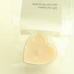 Heart-shaped candle romantic Valentine's Day tea wax proposal pendulum small candle prop art scented candle