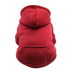 Puppy Pet Hooded Sweatshirt Autumn Winter Two-legged Pocket Cat Dog Clothes Pet Shop Pet Clothing