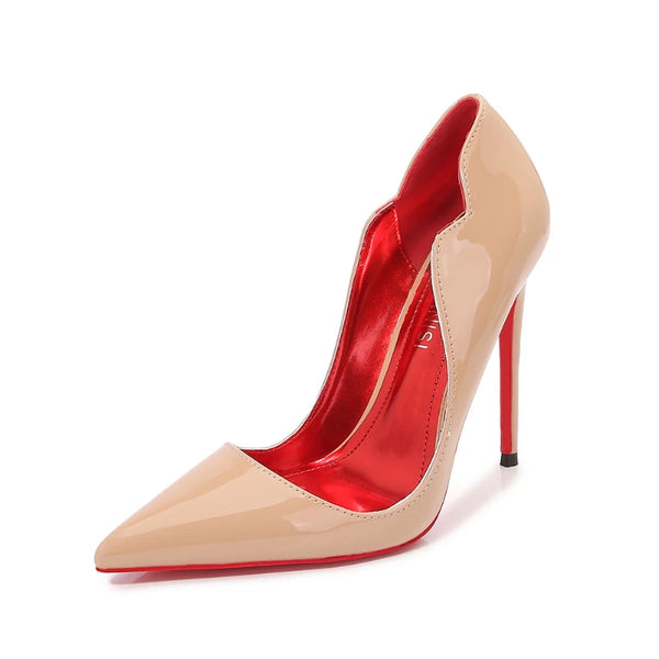 European And American Nightclubs Dressing Dance High Heels Women's Thin Heels Black Bed Pointed Toe French Single Shoes Women