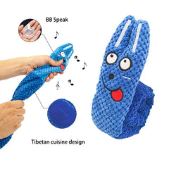 Dog Puzzle Feeder Interactive Toy Indestructible Plush Sound Squeak Puppy Toys For Resistant Foldable Snail Dogs Pet Supplies Pet Shop