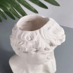 Ins Nordic David Vase  Ornaments Flower Pot Makeup Brush Storage Bucket  Vintage Home Decoration Art Sketch Practice