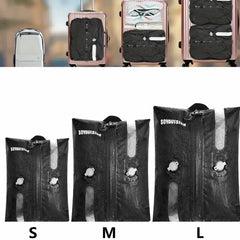 New Reusable Vacuum Bags for Travel Dustproof Space Saver Vacuum Compression Bag Waterproof Luggage Vacuum Storage Bag