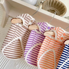 New Pet Dog Striped Sweatshirt Dog Clothes for Small Dogs Puppy Summer Clothes Soft Cat Dog Vest Bichon Chihuahua Dog Costumes Pet Shop Pet Clothing