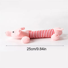 Funny Simulated Animal No Stuffing Dog Toy with Squeakers Durable Stuffingless Plush Squeaky Dog Chew Toy Crinkle Pet Squeak Toy Pet Shop