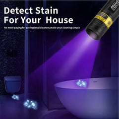 365nm Mini UV LED Flashlight – USB Rechargeable Blacklight